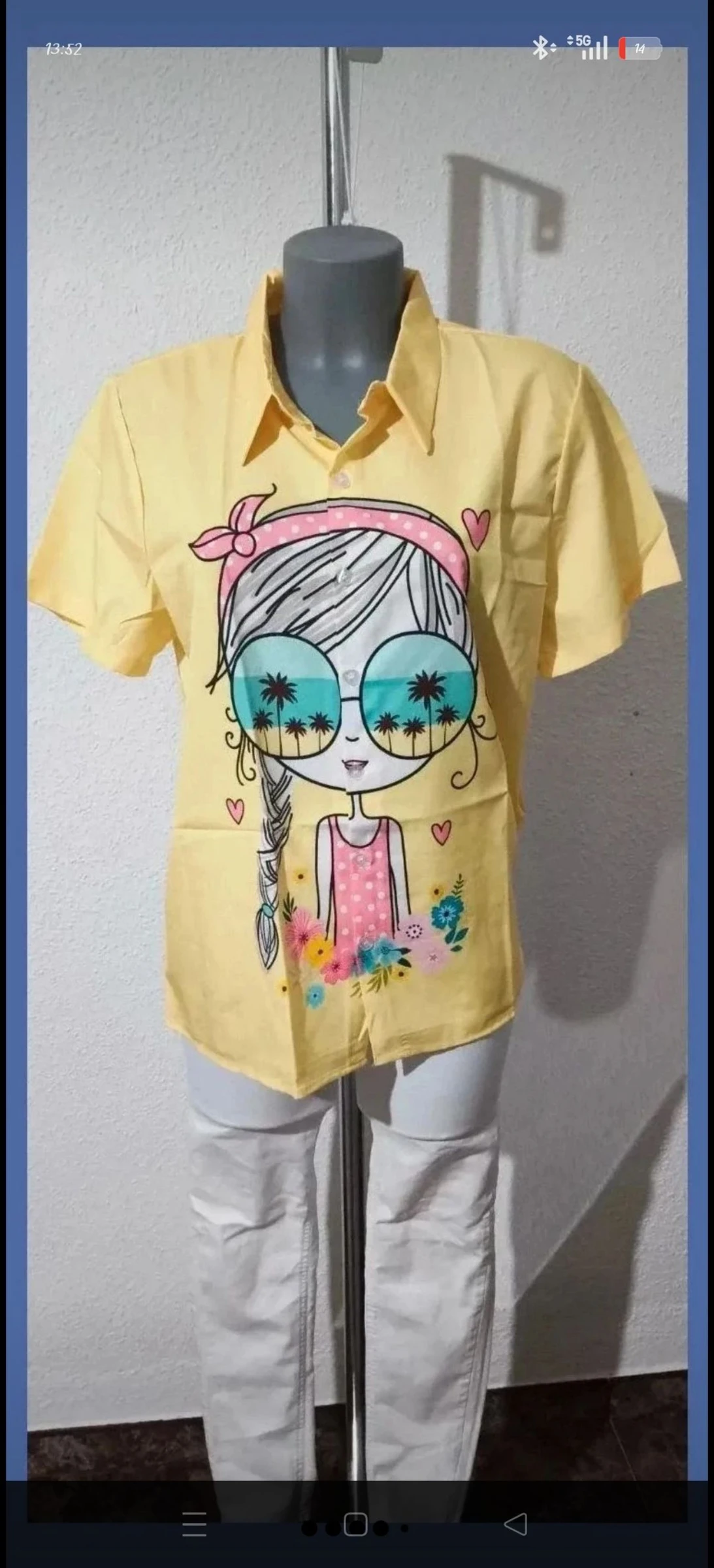 Vintage shirt with fun print – photo 2
